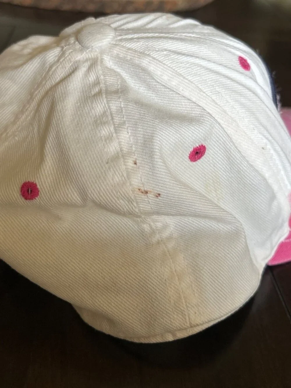 Chicago Bears Flexfit NFL Breast Cancer Awareness Cap White/Pink Embroidered Log - Picture 8 of 13